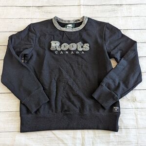 Roots Size Medium Sweatshirt With Camo Trim & Logo